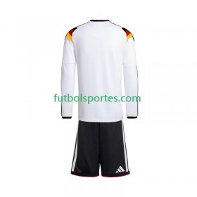 Camiseta Alemania Niño Primera Equipación Copa Mundo 2026 Manga Larga